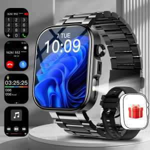 2025 New Hot Smartwatch 2.01 Screen Voice Assistant Bluetooth Call Phone Answer Sport Fitness Tracker Men Women for Android/IOS