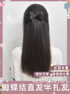 กิ๊บหนีบผมรูปโบว์ที่หนีบผมหางม้าที่มัดผมตรงเครื่องประดับผมแบบมัดครึ่งที่หนีบผมแบบธรรมชาติที่หนีบผมหางม้าแบบถักเปียปลอม