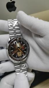 Red Star | Red Star Bullhead 1963 Vintage Pilot Chronograph Men Watch Seagull ST1901 Manual Winding Column Wheel Movement 3D Domed Sapphi