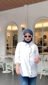 Personal Nice - Kemeja Wanita Polos Panjang Finesse Shirt