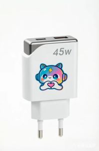 Bộ Sạc Tường Nhanh GaN 45W USB C PD Sạc Nhanh Type C Đa Năng Dành Cho iPhone 15 Samsung Xiaomi Thiết Kế Nhỏ Gọn