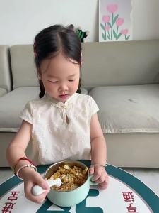 YeeHoO KIDS | 3D Stainless Steel Baby Feeding Training Spoon