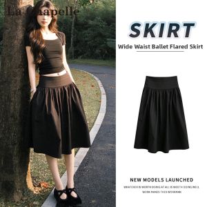 La Chapelle | Black Ballet Style High Waist Skirting