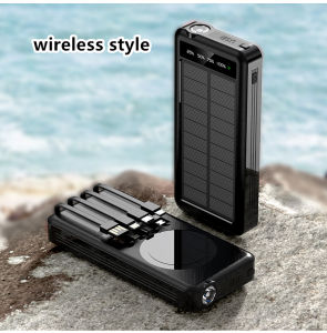 Power Bank ori robot 2023 100% asli original Terbaik 3 built-in cables 3 USB port for fast charging durable fast charger HP super large capacity Kepala external battery for all smartphone Powerbank USB Fast Charging Mini Digital Display