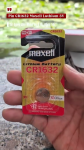 Combo 2 vỉ pin CR1632 / CR 1632 Maxell 3V Lithium - Chính hãng