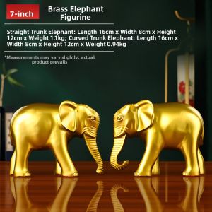 BINYUE | Bronze Elephant Figurines