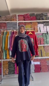 Baju Set Vanita Crinkle Airflow: Baju Set Nyaman & Segar