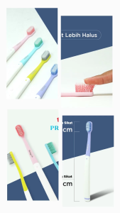 Bagus Toothbrush Protect (S) - Sikat Gigi Dengan Bulu Halus Nylon