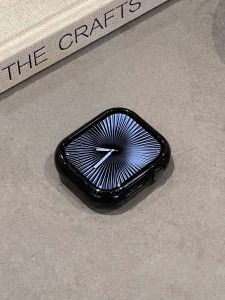 Transparent Plated Protective Case for Apple Watch 42/46mm Men Women Half Cover PC Anti-fall Shell New Model Iwatch987