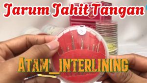 1 Box isi 24pcs Lembar Piring | Jarum Jahit Tangan 1 Set