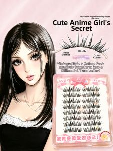 MENGLISI | Vintage Comic Mix-Race Asian Inspired Smoky On-Camera False Eyelashes