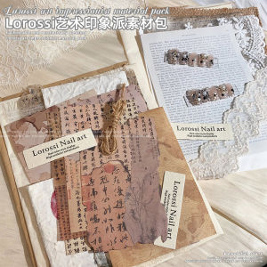 Retro Original Photography Props Background Paper Lace Design Nail Art Display Board Wearable False Nails Hard Card Stock