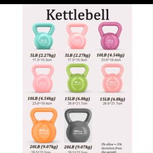 From $12.90 only! Vinyl / Soft KettleBell Weights Dumbbell Indoor Gym Sports Exercise Training Slimming Gym Bench Kettlebell 2Kg to 12Kg Options