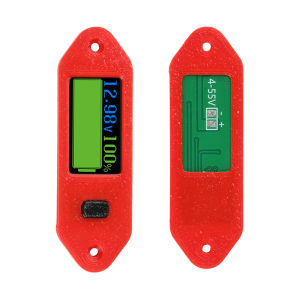 Đồng Hồ Báo Mức Pin DC4-55V 10mA Với Màn Hình 096 Inch Cho Bảng Đo Điện Áp Dung Lượng Pin Lithium 2S-14S Acid/Lipo