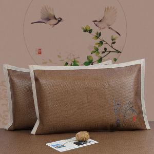 Changrong Summer Cool Mat Pillowcase Breathable Comfortable Single Person Adult Student Pillow Cover Reusable Eco-Friendly