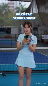 Băng tay thể thao Spinnix Snow cotton dày thấm hút mồ hôi cổ tay pickleball cầu lông tennis fitness