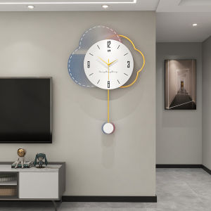 Minimalist Nordic Modern Quartz Swing Wall Clock Creative Mute Large Fashion Clocks Home Living Room Restaurant Entrance Decorative wall watch