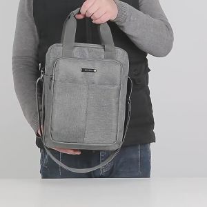 NEW ** SDOGA9198 พร้อมส่งจากไทย กระเป๋าแมทเซนเจอร์ ใส่ของ ใส่เอกสาร กระเป๋าสำหรับผู้ชาย สีBlack/Blue/Grey