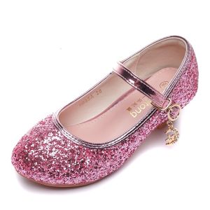 baomafanxi | Silver Princess Style Girls Dress Shoes