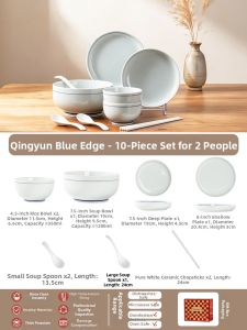 Yomerto | Sleek Premium Glazed Ceramic Tableware Set
