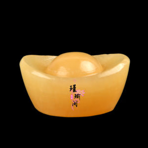 Bring In Wealth and Treasure Topaz Ingot Ornament Matching Cornucopia Home Money Drawing Decorations Large and Medium Small Size Jade God of Wealth Multiple Pieces