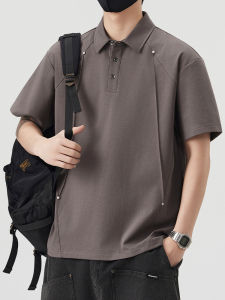 Slim Fit Breathable Short Sleeve Mens Polo Shirt