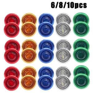6x Waterproof 24V LED Side Marker Lights Indicator Turn Signal Clearance Rear Tail Parking Lamps Truck Trailer Lorry RV Caravan