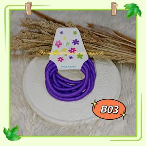 IKAT RAMBUT KOREA  / IKAT RAMBUT ELASTIS POLOS / KUNCIR RAMBUT KOREA / KARET RAMBUT KOREA  / KARET WARNA WARNI KRC 781280