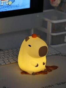 Cute Pet Kapibala Silicone Night Light