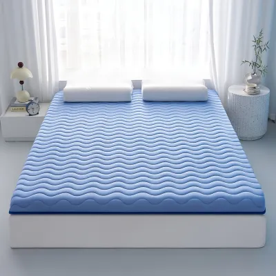 Foldable Soft Mattress Floor Mat Summer Renting Household Use Anti Moisture Cotton And Polyester Fiber Filled Bedding