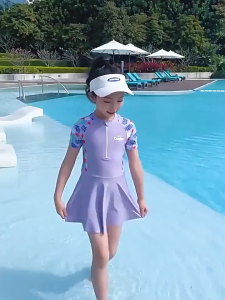 Đồ bơi bé gái liền thân YOUYOU váy công chúa dễ thương chống nắng thấm hút nhanh vải co giãn VB32625