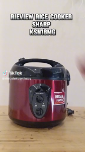 SHARP Rice Cooker 3 in 1 KS-N18MG 18 L Garansi Resmi - Magic Com Low Watt