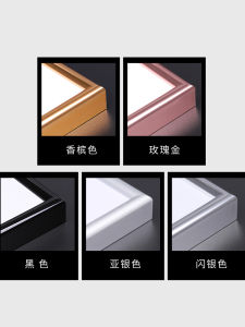 Aluminum Alloy Wall Hanging Certificate Frame Health License Business License Display Picture Frame Modern Simple Style Home Decor