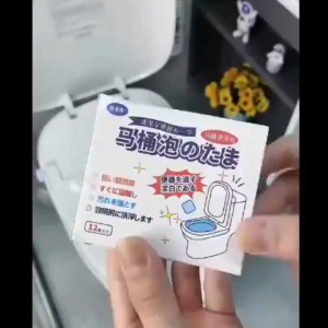 Viên Tẩy Bồn Cầu Tạo Bọt Khử Mùi  – 3 Hộp (12 Viên/Hộp) – Diệt Khuẩn 99% Làm Sạch Tự Động Thơm Lâu