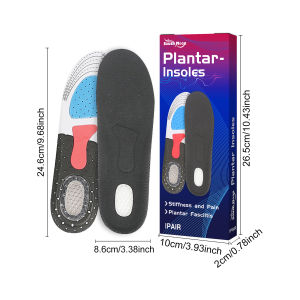 South Moon Magnetic Therapy Insole Relieves Joint Soreness Discomfort Magnet Massage Acupressure Health Cushion Shoe Pad Men Women Relaxation Comfort Sole Soft Silicone Gel Insoles For Heel Spurs Pain Foot Cushion Foot Massager Care Half Heel Insole Pad