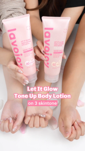 [NEW Shade] lavojoy Let It Glow Daily Shine Body Serum 180ml SPF50 PA++ Sunscreen Lotion | Instant Tone Up & UV Protection | Brightens | Moisturize | Strengthen Skin Barrier | Memutihkan& Melembapkan kulit& terlindung dari UV