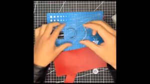 Dao Chặt Cắt Viền Da Thuộc ¼ Đường Tròn Dụng Cụ Làm Đồ Da Thủ Công Handmade DIY