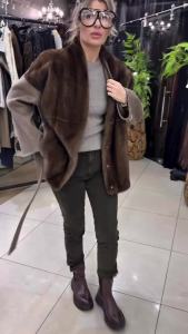 Stand Collar Faux Fur Women Jacket Single Breasted Patchwork Long Sleeve Loose High Street Winter Casual Female Streetwear 2026