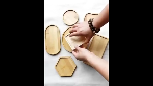 Minimalist Wooden Coaster Quality Made Retro Insulation Cup Mat Household Square Round Thick