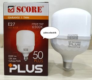 BOHLAM LED / LAMPU LED SCORE PLUS GARANSI 1 TAHUN 5W-60W