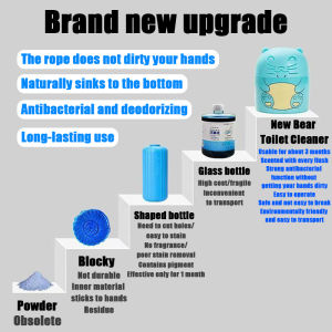 💦No more smelly toilets!💦toilet bowl cleaner flush Buy 1 use for 1year！Toilet cleaners Toilet Bowl Cleaner（Toilet Cleaning Blue Bubble toilet cleaner Toilet Flush Cleaner toilet bowl cleaner Toilet deodorizer toilet flush deodorizer）厕所清洁剂 马桶清洁剂 洁厕剂