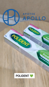 POLIDENT 3D HOLD 60g FRESH MINT & POLIDENT 3D HOLD 20g FRESH MINT