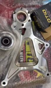 (Gấp Nhôm Vario DT10) Gấp nhôm Vario canh ốc đầy đủ bắt trực tiếp xe