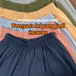 Celana Pendek Kolor Boxer Polos Pria Rumahan Ukuran Super Big Size | Celana Tidur Santai Di Rumah Ukuran Super Jumbo RS31