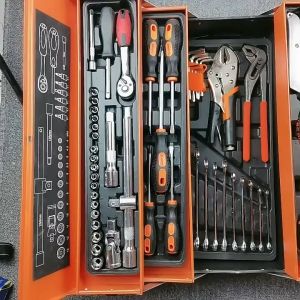 REAIM ชุดเครื่องมือมัลติฟังก์ชั่น ชุดไขควงมัลติฟังก์ชั่น 85ชิ้น ชุดบล็อกประแจ เครื่องมือช่าง พร้อมกล่องพลาสติกกันกระแทก