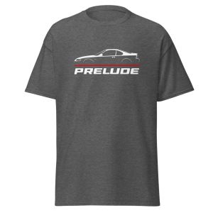 Honda | Honda Mens and Womens T-shirt Summer Tee Honda Prelude 1991-1996 Car Short-sleeved Spring and Autumn Motorcycle Cycling Top