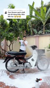 Đầu béc các góc gắn súng xịt rửa của máy rửa xe áp lực cao - Ren nối nhanh 1/4 inch