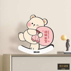 Panda Desktop Figurine Swinging Creative Home Office Decorations Living Room TV Cabinet Healing Stress Relief Ornament