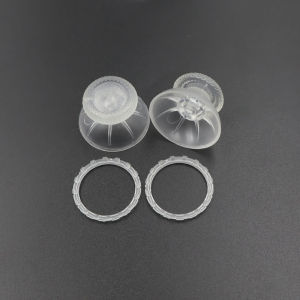1Set For PS5 Controller 3D Analog Thumbstick Caps Mushroom Joystick Cover With Accent Rings Plastic Replacement Parts