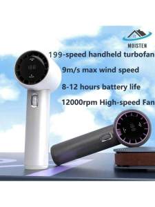 High speed 199 speed handheld fan high-speed violent outdoor charging mini portable USB handheld small fan